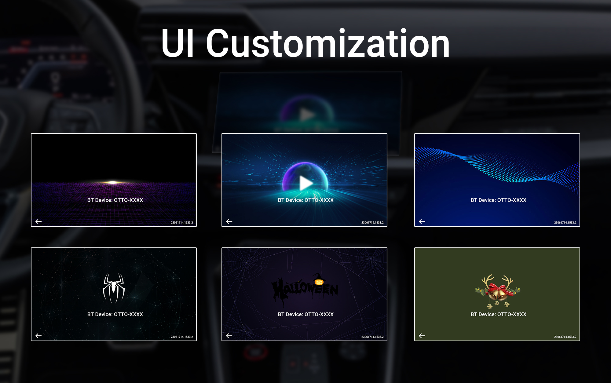 UI Customizable OEM CP85 Wireless Carplay Adapter